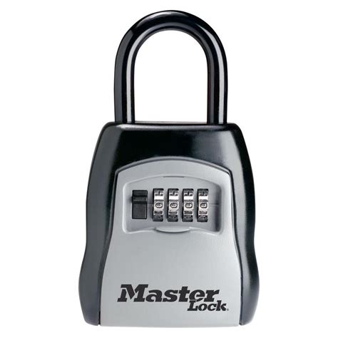 Lock box for house keys includes weather resistant cover. . Combination lock home depot